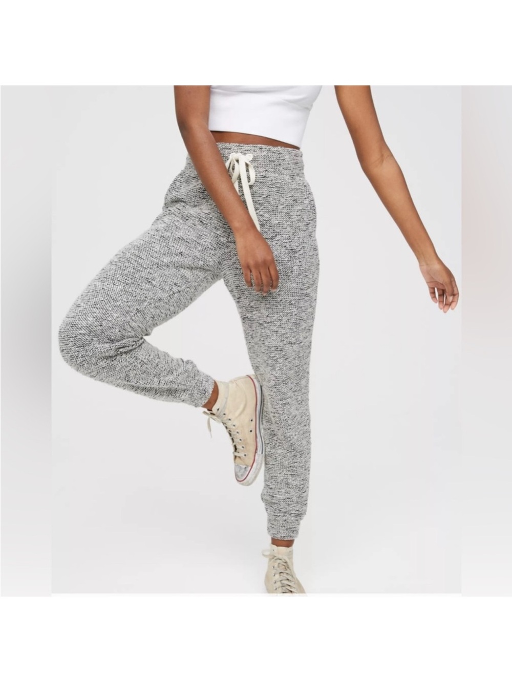 aerie Offline Snowday Jogger Marled Sweatpants